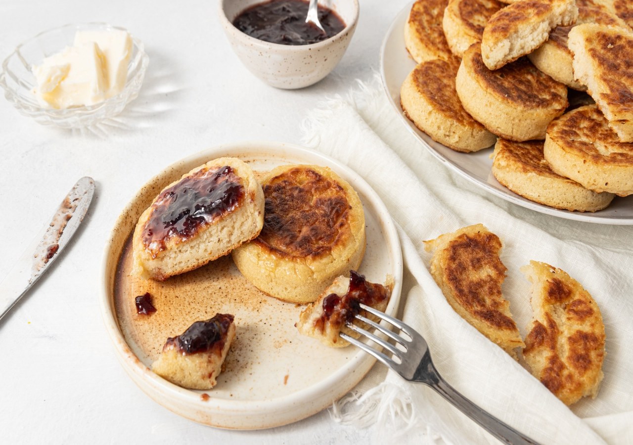 crumpets-oppskrift